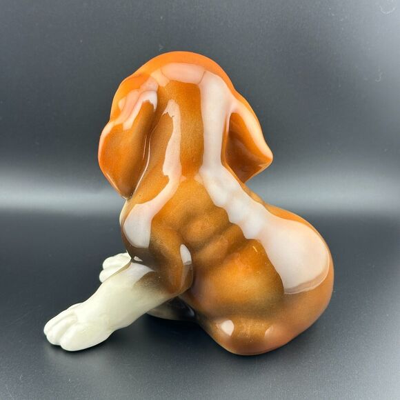 Antique 1920s KERAMOS Vienna Austria Dachshund Dog Puppy Porcelain Figurine 6" H - Picture 4 of 9